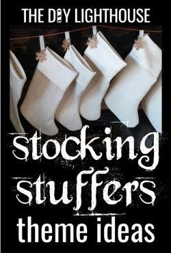 9 stocking stuffer theme ideas  for Christmas Stocking Themes For Adults, Themed Stocking Stuffers, Stocking Theme Ideas, Things To Put In Stockings Holidays, Themed Stocking Stuffer Ideas, Christmas Stocking Exchange Ideas, Letters For Stockings Diy Christmas, Beach Christmas Stocking, Playful Christmas Socks For Stocking Stuffers