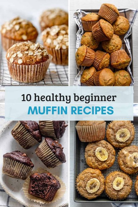 Healthy Tasty Muffins, Healthier Muffin Recipes, Simple Healthy Muffins, Healthy Muffins Breakfast, Best Healthy Muffins, Healthy Breakfast Cupcakes, Heart Healthy Breakfast Muffins, Healthy Homemade Muffins, Best Muffin Recipes Ever Healthy