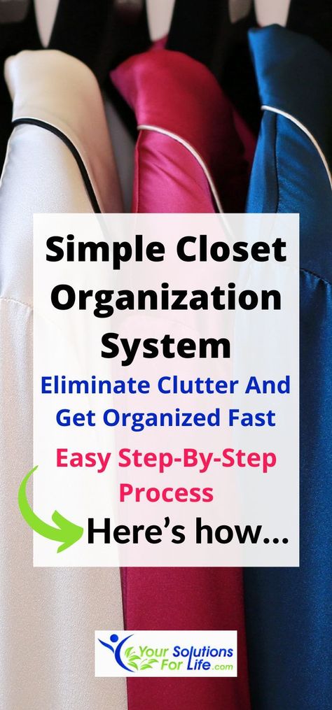 Organizing and decluttering your closet has never been easier. Use this simple step-by-step process to organize any sized closet whether small or a large walk-in closet. This DIY closet organization process will make it look like you hired a professional organizer… and it saves you all that money it would take you to hire one. Don’t stop now… click through to see how easy it is to have the closet of your dreams! #homeorganization #organizingideas #organizingtips #declutter #organizedhome Closet Organization System, Easy Closet Organization, Diy Closet Organization, Easy Closet, Closet Organizer Kits, Organized Closet, Belt Organizer, Closet Kits, Simple Closet