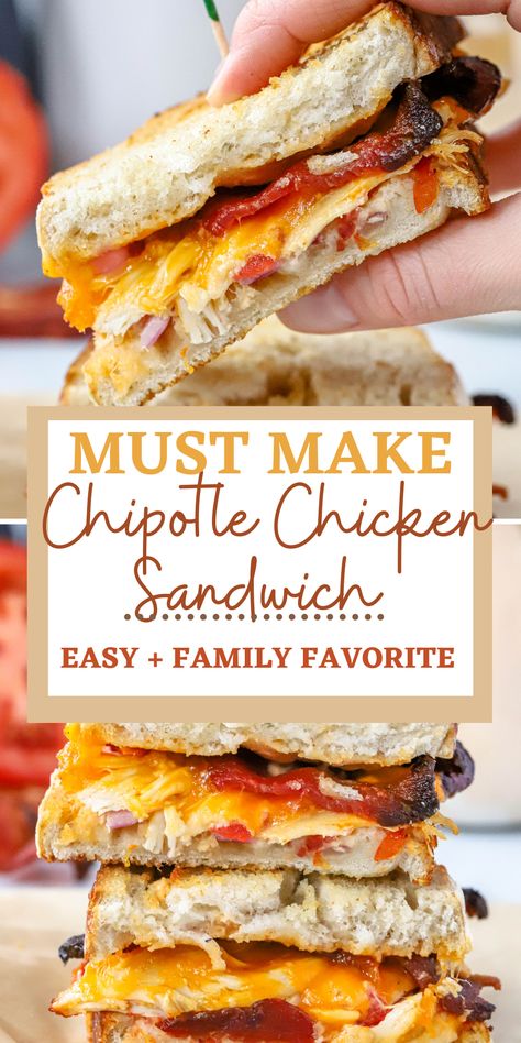 Chipotle Chicken Sandwich, Sandwich Buffet, Lake House Food, Chicken Melts, Sandwhich Recipes, Best Sandwich Recipes, Panini Recipes, Dinner Sandwiches, Chicken Sandwich Recipes