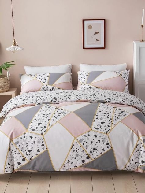 Marble Bedding, Marble Duvet Cover, Graphic Composition, Patterned Bedding, Teen Bedroom Decor, Girl Bedroom Decor, Bed Sets, Type Graphic