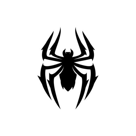 Phoenix Vector, Trident Tattoo, Japanese Tiger Tattoo, Spider Logo, Spider Sona, Small Forearm Tattoos, Sharpie Tattoos, Spider Tattoo, Tattoo Style Drawings