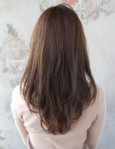 Long Layers Medium Hair, Layered V Cut Hair, V Cut Hair, V Model, Hair Inspiration Long, Layered Haircuts For Medium Hair, Medium Layered Hair, Haircuts For Medium Hair, Haircuts Straight Hair