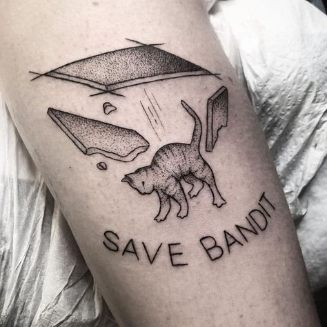 Bandit Tattoo, The Office Tattoo, Bestie Tattoo, Stick N Poke Tattoo, Poke Tattoo, Dunder Mifflin, Stick And Poke, Little Tattoos, Skin Art