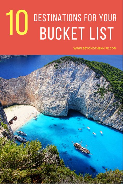 10 Foodie Travel Destinations for your Bucket list. Beautyfull Places, Things To Do In Greece, To Do In Greece, African Vacation, Navagio Beach, Dana Villas, Barbados Vacation, Punta Cana Resort, Zakynthos Greece