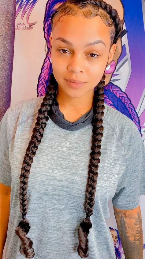 Two Cornrolls Hairstyles Braids, Two Canerow Braids Hairstyles, 2 Cornwors Hairstyle Black Women, 2 Long Cornrows, 2 Braids With Feed In, 2 Cornrow Braids Side Part, 2 Corn Row Braids Black Women, Braided Hairstyles For Black Women 2 Braids, Cute Hairstyles With Two Braids