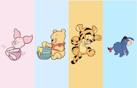 4 Wallpaper Bff, Matching Wallpaper For 4 Friends, Matching Wallpaper 4 Friends, Winnie The Pooh Matching Pfp, Wallpaper For 4 Best Friends, Matching Wallpaper 3 People, Trio Lockscreen Matching, Aesthetic Winnie The Pooh, 4 Bffs Wallpaper