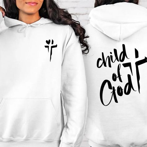 Child Of God Hoodie 2 Side Print Check more at https://lowpricetee.com/product/child-of-god-hoodie-2-side-print/ Christian Hoodies, Stylish Hoodies, Christian Symbols, Child Of God, Christian Quotes, Verses, Bible Verses, Bible, My Style