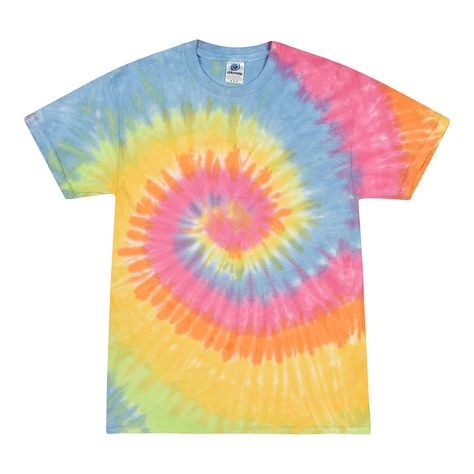 Brand: Tie-Dye USA Adult tie-dye short sleeve tee in your choice of 4 pretty tie-dyes. Features a white vinyl heat press Slay the Day design. Baby Denim Jacket, Kids Denim Jacket, Baby Tie, Solids For Baby, Kids Tie Dye, Batik Shirt, Unique Ties, Rainbow Tie, Tie Dye Shirts