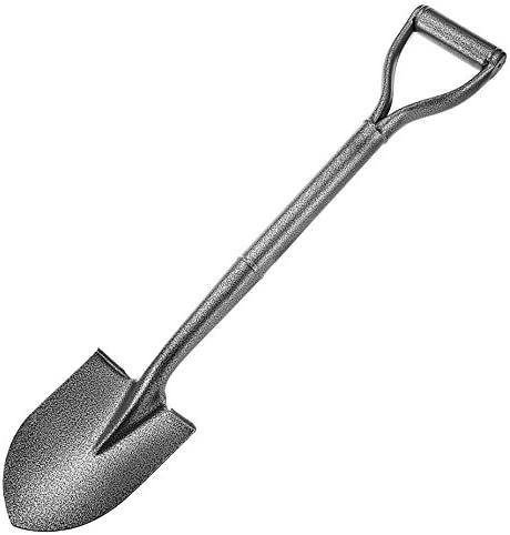 D Handle Shovels for Digging Spade Shovel Mini Spade Shovel with Short Handle All Metal Shovel Square Shovel Steel Shovel Straight Spade Shovel 29.6inch Spade Shovel Garden Shovel Head, Shovel, Long Handles, Carbon Steel, Garden Tools, Heavy Duty, Camping, Square