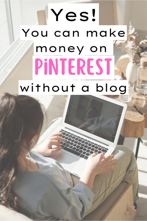 Yes! You can make money on Pinterest without a blog. This post explains how it is possible to earn money on Pinterest without having to maintain a blog or blog posts.   #affiliatemarketing #makemoneyonline #makemoneyonpinterest #blogging Online Jobs For Students, Money With Pinterest, Make Money On Pinterest, Learn Pinterest, Money On Pinterest, Legit Work From Home, Student Jobs, Pinterest Templates, Affiliate Marketing Strategy