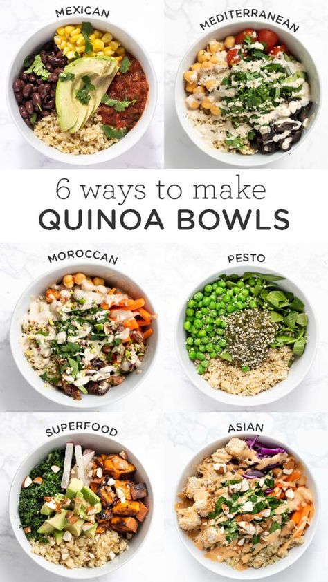 Healthy Quinoa Bowls, Quinoa Bowls Healthy, Make Quinoa, Salad Kale, Resepi Biskut, Quinoa Bowls, Healthy Quinoa, Gluten Free Lunch, Simply Quinoa