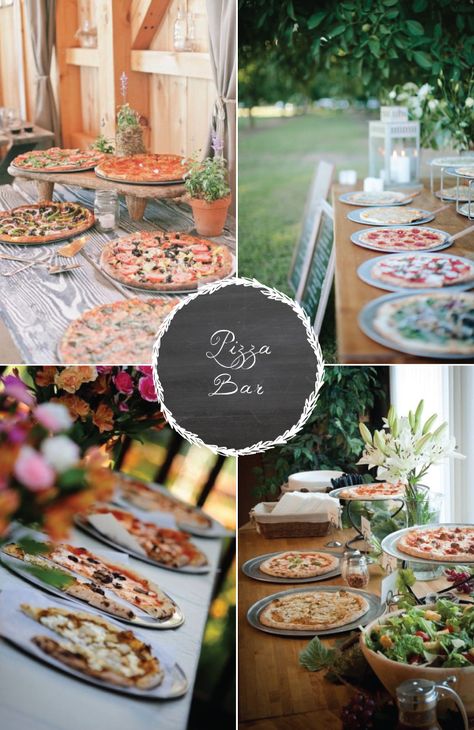 Best Graduation Party Food Ideas | 33 Genius Graduation Party Food Ideas Your Guests Will Love - Raising Teens Today Summer Wedding Food, Heavy Appetizers, Drink Stations, Party Pizza, Foodie Wedding, Wedding Food Stations, Graduation Party Foods, Small Gathering, Pizza Bar