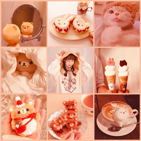 Candycore Moodboard, Bear Moodboard, Character Mood Boards Story Inspiration, Character Mood Boards Aesthetic, Cat Moodboard Aesthetic, F2u Moodboards, Moodboard Inspo, Oc Design, Moodboard Inspiration