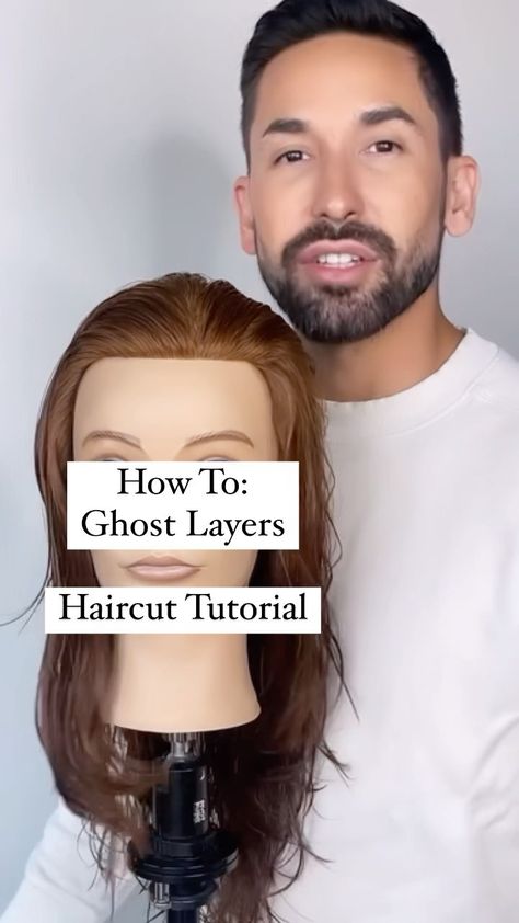 Long Layers With Face Framing Pieces Round Face, Long Layers Haircut Tutorial, Ghost Layers Haircut Long, How To Cut Face Framing Layers Yourself, Long Haircut With Layers Face Framing Thick Hair, Faceframe Haircut Long Layered Hair, Face Framing Layers Thick Hair, Long Haircuts With Layers Face Framing, Diy Face Framing Layers