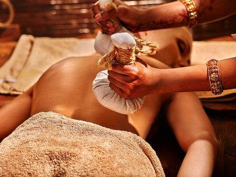 An Ayurvedic doctor explains the basics of this popular wellness practice. Ayurveda Spa, Ayurveda Beauty, Ayurvedic Spa, Ayurvedic Massage, Ayurvedic Doctor, Ayurvedic Oil, Ayurvedic Remedies, Spa Business, Ayurvedic Medicine