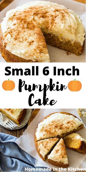 Single Layer Pumpkin Cake, 8 Inch Pumpkin Cake, 6 Inch Pumpkin Cake, 6 Inch Cakes Recipes, Pumpkin Dessert For Two, Pumpkin Desserts For Two, Small Pumpkin Cake Recipe, Small Batch Pumpkin Cupcakes, 6 Inch Cake Recipe One Layer