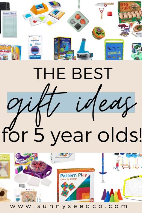 This gift guide is full of meaningful toys that support your five year old’s development, growing imagination, cognitive skills, coordination, and budding new interests. Six Year Old Christmas Gift Ideas, Christmas Gifts For 5 Year Boy, Gift Ideas For 5 Year Boy, Five Year Old Christmas Gifts, Gifts For 5 Year Boy, Gifts For 5 Year Girl, Kids Present Ideas, Return Gifts For Kids, Presents For Boys