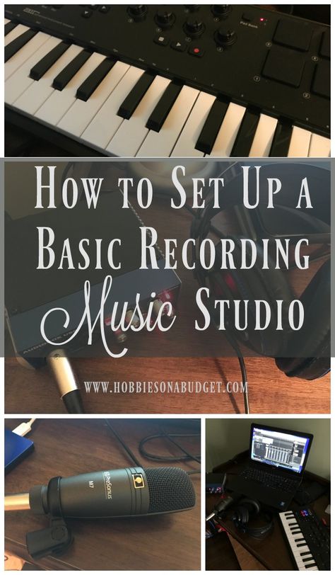 Homemade Studio Music, Simple Recording Studio, How To Record Music At Home, Recording Music At Home, Music Recording Studio Aesthetic, Diy Home Recording Studio, Music Studio Room Ideas, Music Studio Room Design, Diy Music Studio