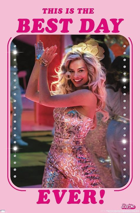 Barbie Poster, Barbie The Movie, Barbie Movie, Download Poster, Pink Posters, Digital Poster, Trends International, Modern Poster, Barbie Movies