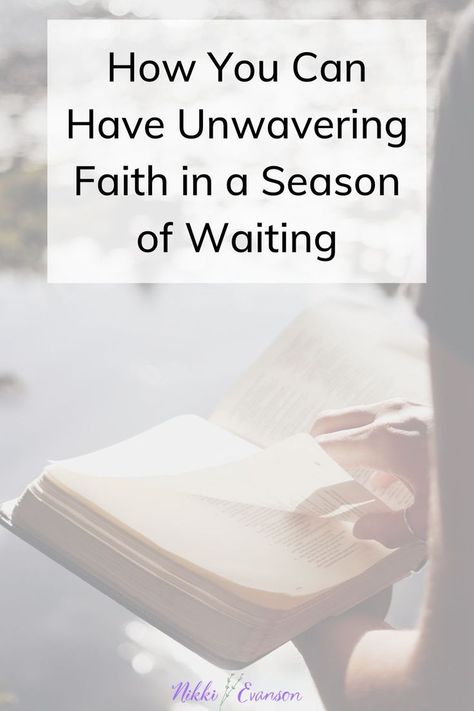 Are you in a season of waiting on God and wavering in your faith? Read here 4 tips to help you know how to have unwavering faith. 
#waitingongod #faithoverdoubt Season Of Waiting, It Gets Easier, Moment By Moment, Unwavering Faith, Waiting On God, Bible Verses About Faith, Faith Bible, Wound Healing, Day By Day