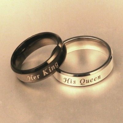 Wedding Rings Male, Rings Male, Matching Promise Rings, Cute Promise Rings, Her King, His Queen, Cheap Silver Rings, Woman Ring, Promise Rings For Couples