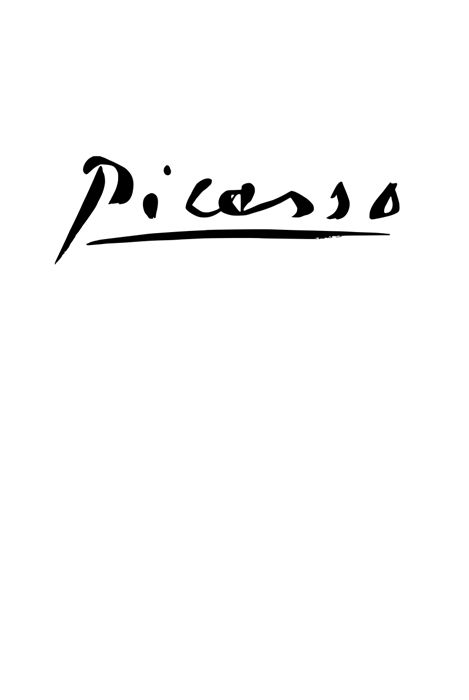 Picasso's signature. Picasso Signature, Mougins France, Art Picasso, Signature Fonts, Typography Graphic, Artist Signatures, Cubism, 로고 디자인, Pablo Picasso