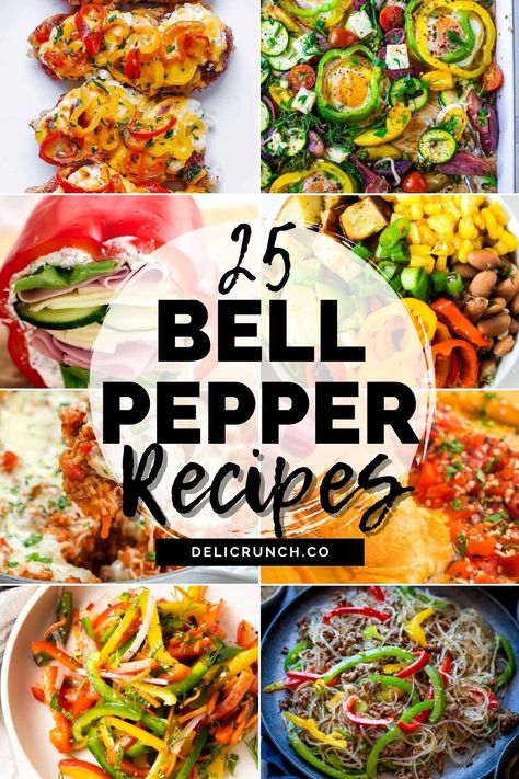 Orange Pepper Recipes, Yellow Pepper Recipes, Red Pepper Recipes, Pepper Recipes, Bell Pepper Recipes, Sweet Bell Peppers, Stuffed Pepper Soup, Peppers Recipes, Orange Recipes