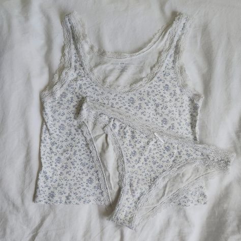 ☆Brandy Melville ronnie floral tank and undies... - Depop Brandy Melville Undies, Coastal Summer, Floral Set, Delphinium, Floral Tank, Ditsy Floral, Things To Buy, Brandy Melville, Brandy