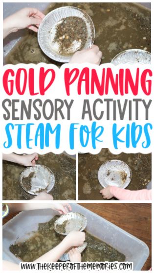 Pan For Gold Activity, Panning For Gold Activity, Desert Dramatic Play, National Parks Preschool Theme, Panning For Gold Activity For Kids, National Park Preschool Activities, Cowboy Stem Activities, Preschool Desert Theme, Desert Activities For Preschool