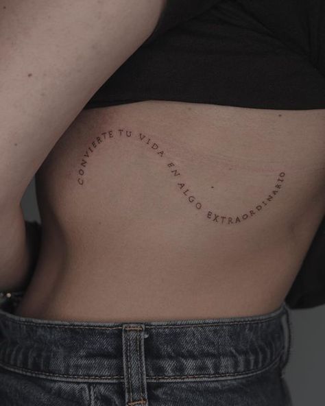 𝔼𝕝𝕚𝕗 on Instagram: "Curved text ✨ . . . . #tattoo #inked #lotus #smalltattoo #tinytattoo #floraldesign #flowertattoo #ornament #tattooistanbul #flowersketch #birthflowertattoo #tattooaesthetic #quotes" Curved Word Tattoo, Curved Text Tattoo, Curved Tattoo Design, Simple Text Tattoo, Curved Tattoo, Text Tattoo Ideas, Tattoo Ideas Minimal, Curves Quotes, Simple Tattoo Ideas