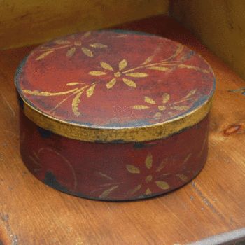 Fabric Covered Boxes, Primitive Painting, Paper Mache Boxes, Shaker Boxes, Pantry Boxes, Cheese Box, Old Boxes, Hat Boxes, Primitive Crafts