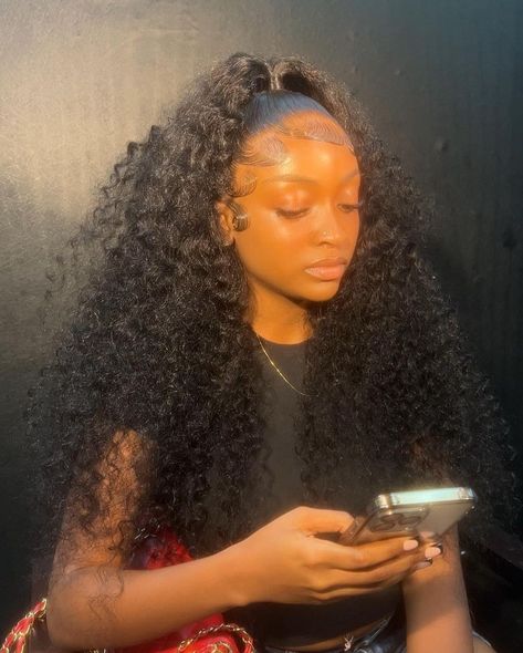 Weave Ponytail Hairstyles, Frontal Wig Hairstyles, Birthday Hair, Hair Aesthetic, Frontal Hairstyles, Pretty Braided Hairstyles, Work Hairstyles, Hair Ponytail Styles, Ponytail Styles