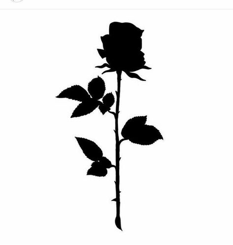 Tattoo Fairy, Black Rose Tattoos, Silhouette Tattoos, Gothic Tattoo, Skin Art, Rose Tattoos, Mini Tattoos, Pretty Tattoos, Rose Tattoo