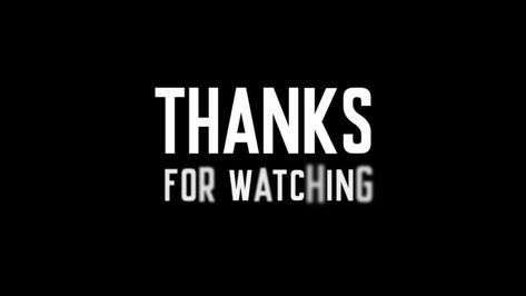 thanks for watching, thank you, text effect animated video anf youtube outro Thanks For Watching Youtube Outro, Photo Shop, Watch Photo, Free Stock Video, Text Effect, Thanks For Watching, Popular Videos, All Video, Text Effects