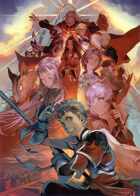 Suikoden Tierkreis Promotional Illustration Enchanted Characters, Game Poster, Art Characters, New Poster, Fantastic Art, Character Design References, Video Game Art, Character Designs, Daily Art