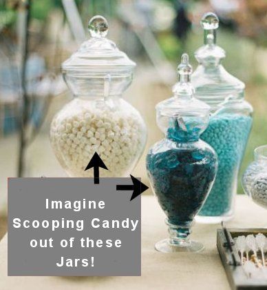 Wedding Connexion - The 10 No-No's of DIY Candy Buffet Inexpensive Candy Bar Ideas, Cookie Buffet Wedding, Candy Bar Wedding Reception, Diy Candy Buffet, White Candy Buffet, Elopement Celebration, Candy Buffet Signs, Lollipop Display, Dessert Display Wedding