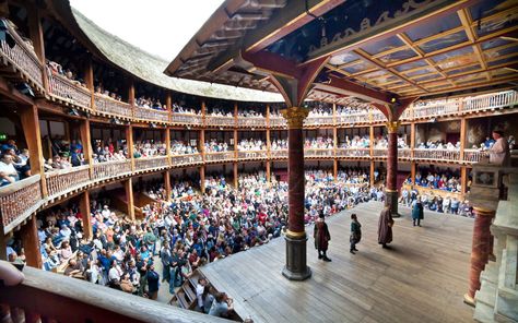 Globe Theatre London, The Globe Theatre Aesthetic, The Globe Theatre, Globe Theatre, Thomas Dekker, Shakespeare Theatre, Open Air Theater, Globe Theater, King Lear