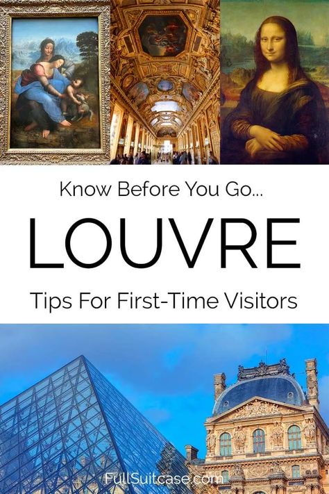 15 Tips & Tricks for Visiting the Louvre Museum in 2023 (Paris) Paris Trip Planning, Paris In October, Museum In Paris, The Louvre Museum, Paris Travel Tips, Paris France Travel, Paris Travel Guide, Museums In Paris, Louvre Paris