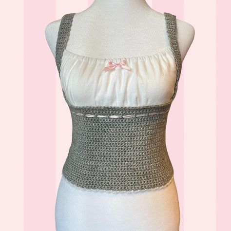 Milkmaid Top Pattern Free, Crochet Milkmaid Dress, Crochet Milkmaid Top Pattern, Crochet Milkmaid Top, Pink Milkmaid Top, Mermaid Core Crochet Top, Milkmaid Top, Roblox Shirt, Dress Crochet