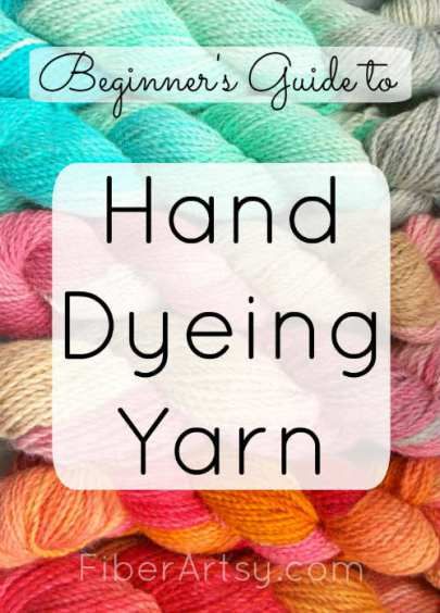 Beginner's Guide to Hand Dyeing Yarn, Fiberartsy.com Dyed Yarn Diy, Tie Dye Tutorial, Yarn Tutorials, Fabric Dyeing Techniques, Dye Yarn, Dyeing Yarn, Dyeing Tutorials, Spinning Wool, Hand Painted Yarn