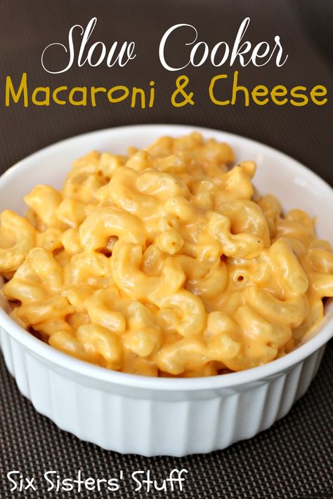 Crockpot Mac N Cheese Recipe, Crockpot Mac And Cheese, Resep Pasta, Creamy Macaroni And Cheese, Electric Skillet, School Recipes, Mac Cheese Recipes, Macaroni N Cheese Recipe, Six Sisters