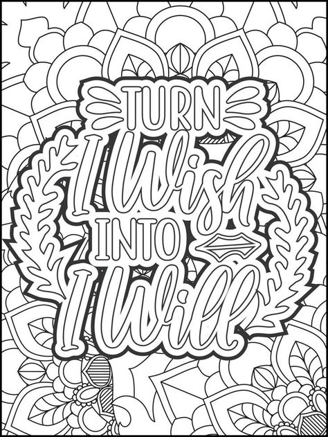 Quotes Coloring Pages For Adults, Inappropriate Coloring Pages Free Printable, Affirmative Quotes, Inspirational Quotes Coloring, Free Adult Coloring Printables, Adult Coloring Books Printables, Adult Colouring Printables, Coloring Pages Inspirational, Words Coloring Book