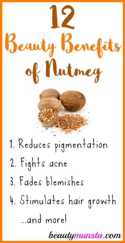 Are you interested in the beauty benefits of nutmeg for your skin and hair?! Check them out below! Benefits Of Nutmeg, Nutmeg Benefits, Nutmeg Powder, Natural Beauty Hacks, Nutmeg Oil, Nutmeg Essential Oil, Baking Soda Shampoo, Natural Cleanser, Stimulate Hair Growth