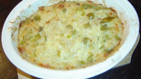 Baked Rice With Green Chilies Recipe - Genius Kitchen Rice With Green Chilies, Latin Rice, Chili Rice Casserole, Green Chili Recipes, Rice Side Dish Recipes, Green Chili Chicken, Cheese Rice, Baked Rice, Rice Side Dishes