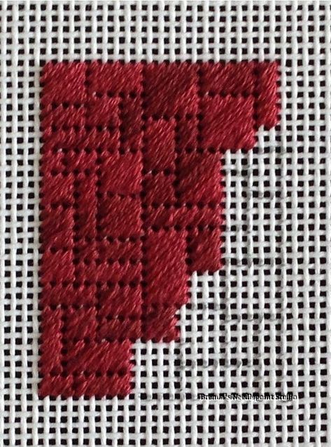 Bargello Patterns, Bargello Needlepoint, Yarn Wall Art, Plastic Canvas Stitches, Needlepoint Stitch, Needlepoint Stitches, Embroidery Stitches Tutorial, Needlepoint Designs, Needlepoint Patterns