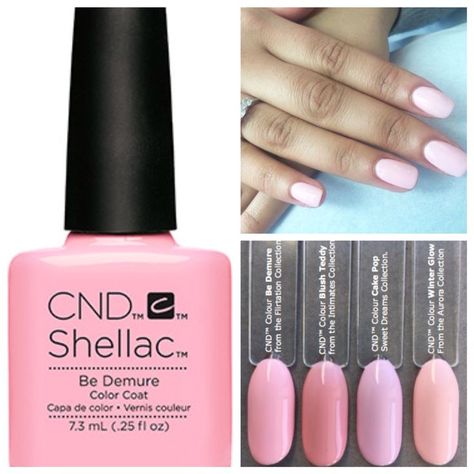 Pink Cnd Shellac, Cnd Shellac Pink, What Is Shellac Nails, Pink Shellac Nails, Shellac Colours, Cnd Shellac Colors, Shellac Nail Colors, Cnd Colours, Shellac Nail Polish