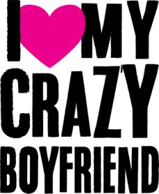 Crazy Boyfriend, My Bf, I Love, Black