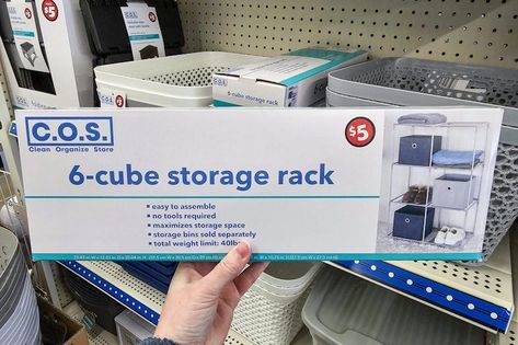 6-Cube Storage Rack, Just $5 at Dollar Tree Dollar Tree Cube Organizer, Wire Cube Storage Ideas, Diy Cube Organizer, 6 Cube Organizer, Airtight Storage, Family Dollar, Dollar Tree Finds, Cube Organizer, Family Budget