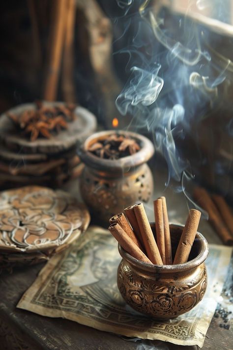 Cinnamon Spells, Spells For Wealth, Attract Wealth And Prosperity, Powerful Money Spells, Lunar Energy, Money Spells That Work, Jar Spells, Magia Das Ervas, Full Moon Ritual